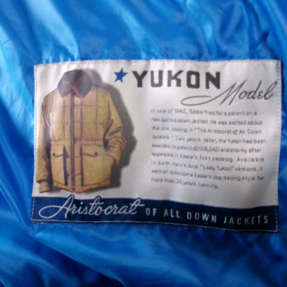 Mens xl Eddie Bauer yukon model goose down coat premium Aristocrat of Down - Picture 6 of 13